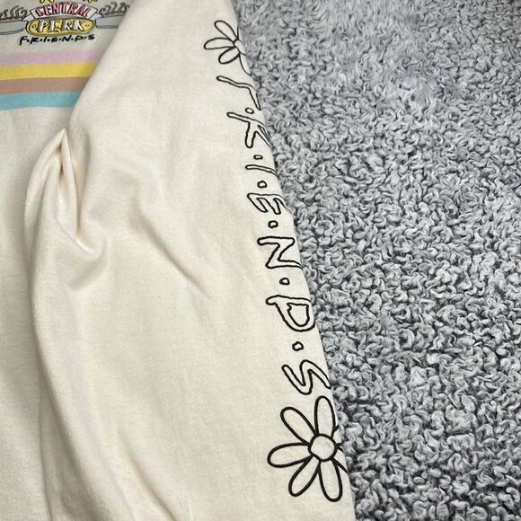 FRIENDS Central Perk XXL Pastel Long Sleeve Cropped Tee Shirt - Picture 7 of 11